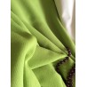 Crepe de laine vert pomme