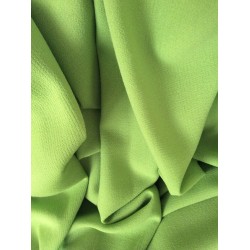 Crepe de laine vert pomme