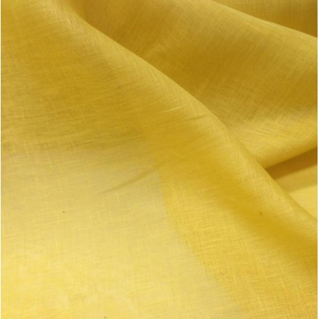 Voile de lin Jaune pour rideau Voile de lin Jaune pour rideau