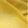Voile de lin Jaune pour rideau