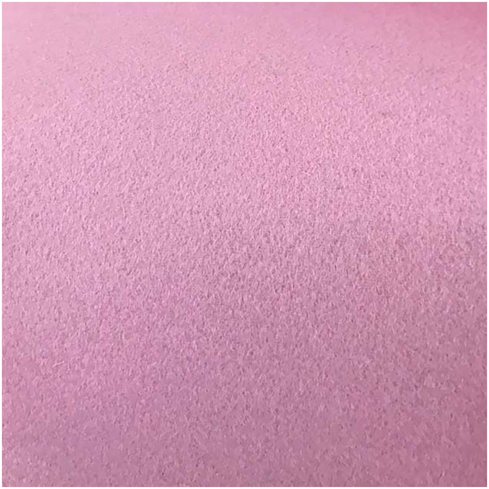 Tissu uni en laine et cachemire rose
