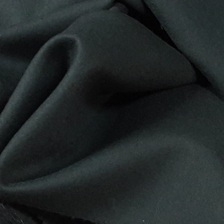 Tissu Flanelle 100% Laine Peignée Vert Sapin - Made in France