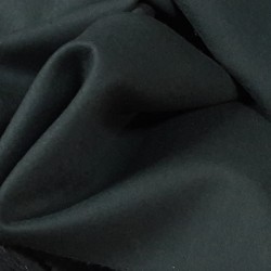 Tissu Flanelle 100% Laine Peignée Vert Sapin - Made in France