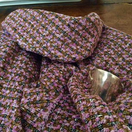 Tissu Tweed à Carreaux Multicolore