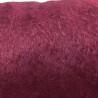 Tissu Mohair & Laine Bordeaux Impérial - Ultra Chaud & Moelleux