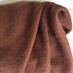 Tissu Mohair et Laine Caramel au Mètre | Mon Beau Tissu