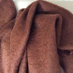 Tissu Mohair et Laine Caramel au Mètre | Mon Beau Tissu