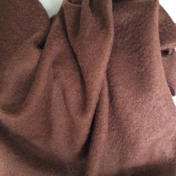 Tissu Mohair et Laine Caramel au Mètre | Mon Beau Tissu