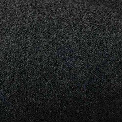 Echantillon : Tissu Flanelle de Laine Peignée Gris Anthracite - Souplesse & Confort
