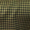 Tissu Flanelle 100% Laine à Carreaux Kaki & Marron