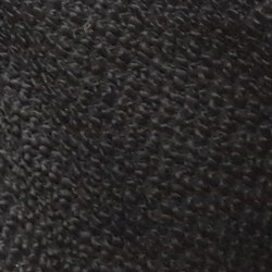 Tissu tweed noir effet astrakan épais en laine et acrylique pour manteau et plaid chic