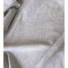 Tissu gris chiné imprimé motif abstrait blanc robuste et plissable en polyester viscose pour tailleur et rideaux