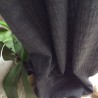 Tissu flanelle 98% laine peignée gris souris effet froissé permanent pour veste et rideaux