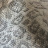 Tissu Jacquard Laine & Mohair Gris Clair Argenté