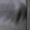 Tissu lin et viscose gris souris au mètre envers satin