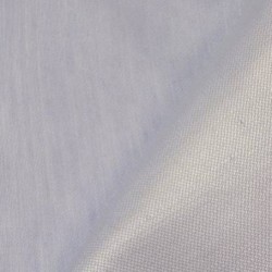 Tissu lin et viscose bleu ciel réversible au mètre