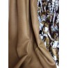Tissu lin kaki pour pantalon sportwear, veste et robe droite