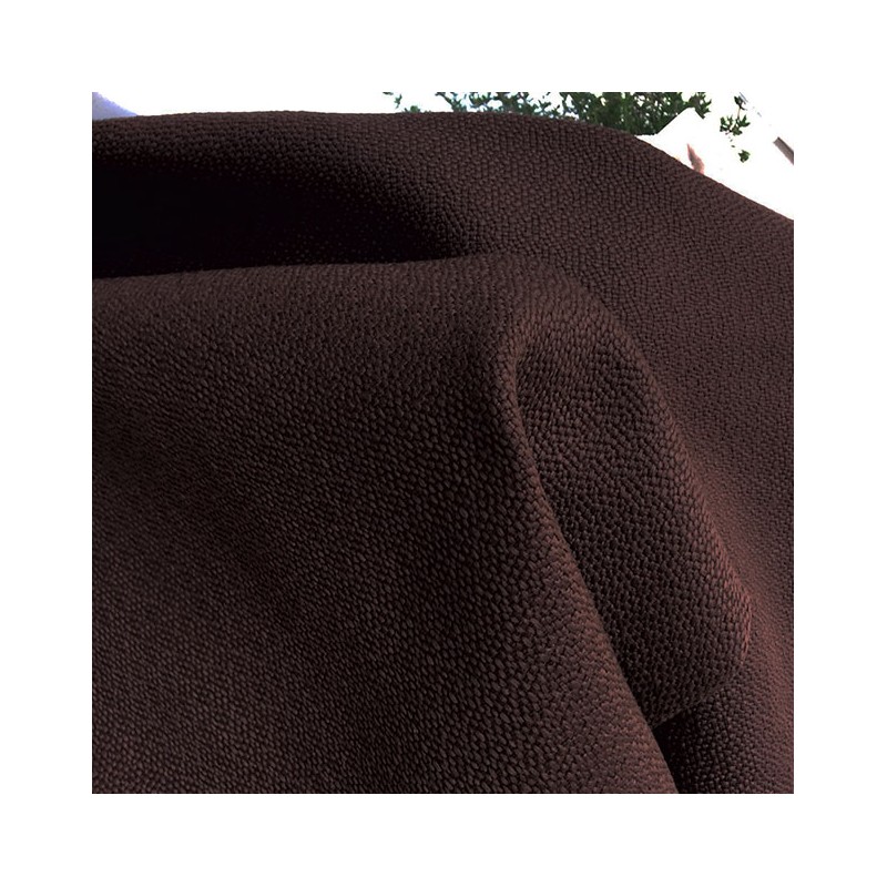 Tissu exterieur marron foncé polypropylene