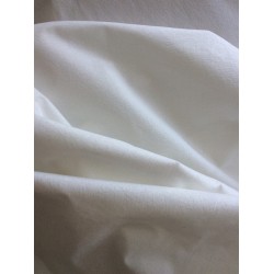 Tissu suèdine blanc polyester