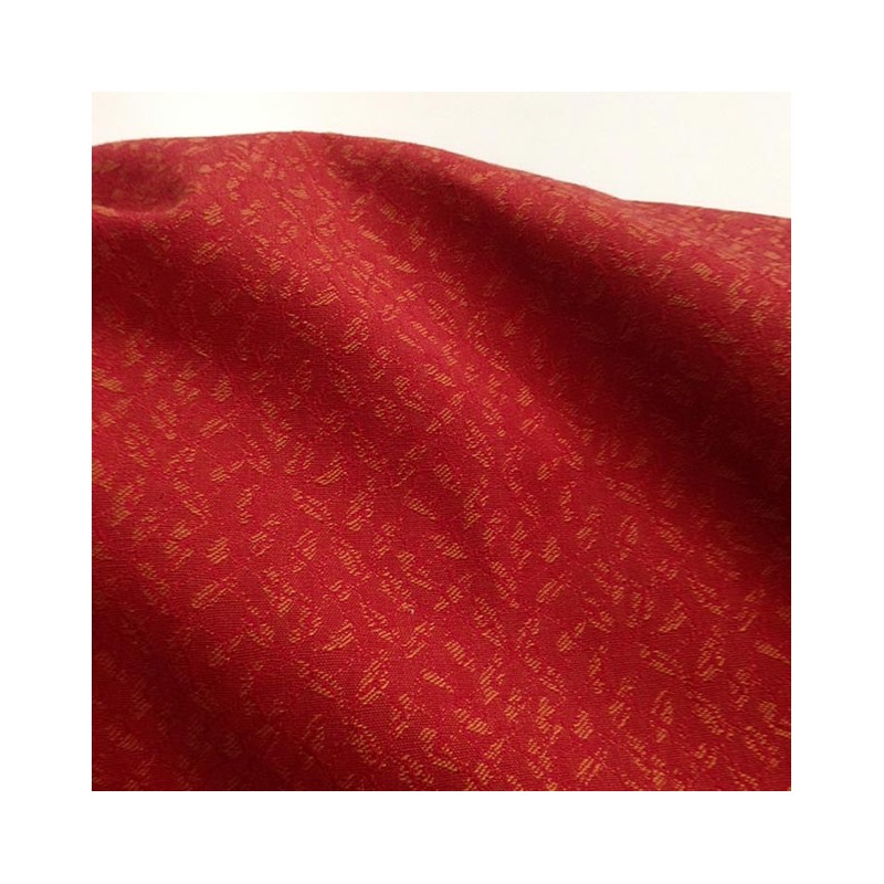 Tissu ameublement en polyester rouge