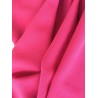 Tissu de qualite uni crepe de laine fuchsia