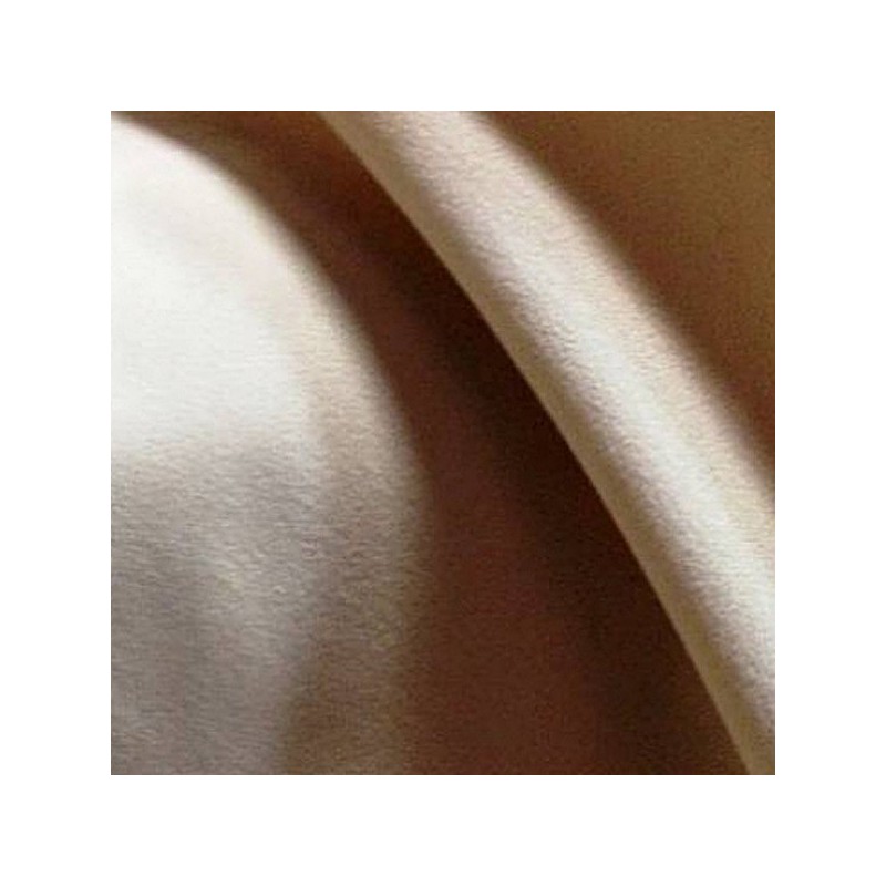 Tissu polyester Suédine beige rosé