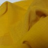 Tissu voile en laine viscose jaune