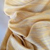 Tissu tweed acrylique coton jaune