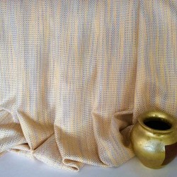 Tissu tweed acrylique coton jaune