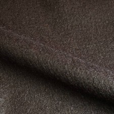 Tissu uni mohair marron