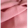 Tissu en laine bouclet rose