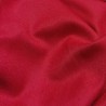 Tissu flanelle de laine polyester rouge